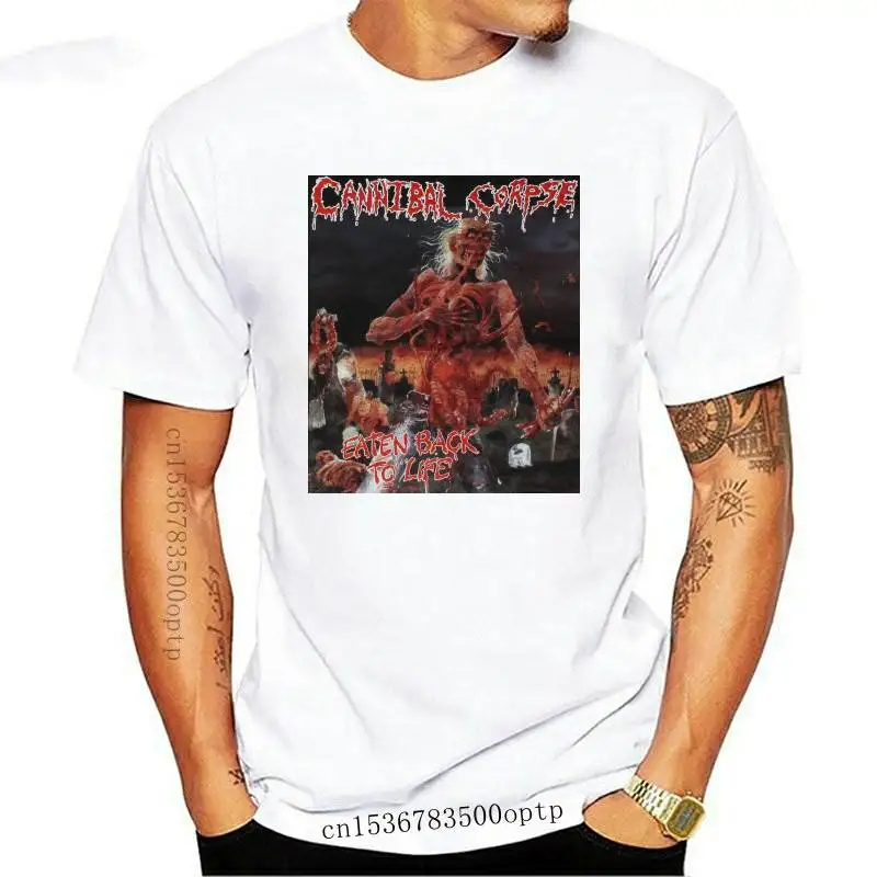 FASHION New Cannibal Corpse Eaten Back To Life Grindcore Death Metal Black T Shirt |