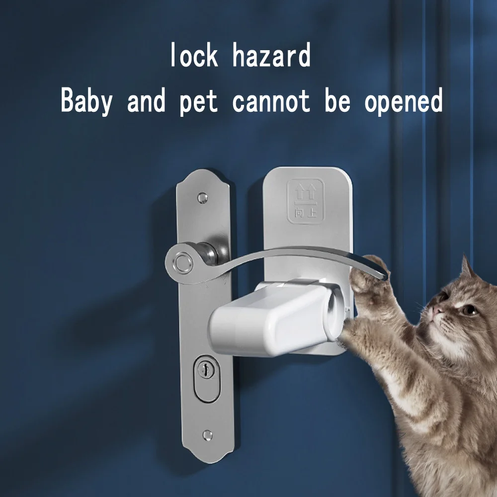

Vacclo 4 шт. анти-Дверной артефакт, замок безопасности, дверной замок для детей, анти-кошка, детский замок, пряжка, анти-замок, дверной замок безо...