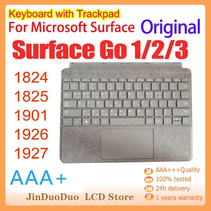 Tablet Teclado Original para Microsoft Surface go go go Go1 Go2 Go3 1824 sem Fio Bluetooth Touchpad Peça de Substituição