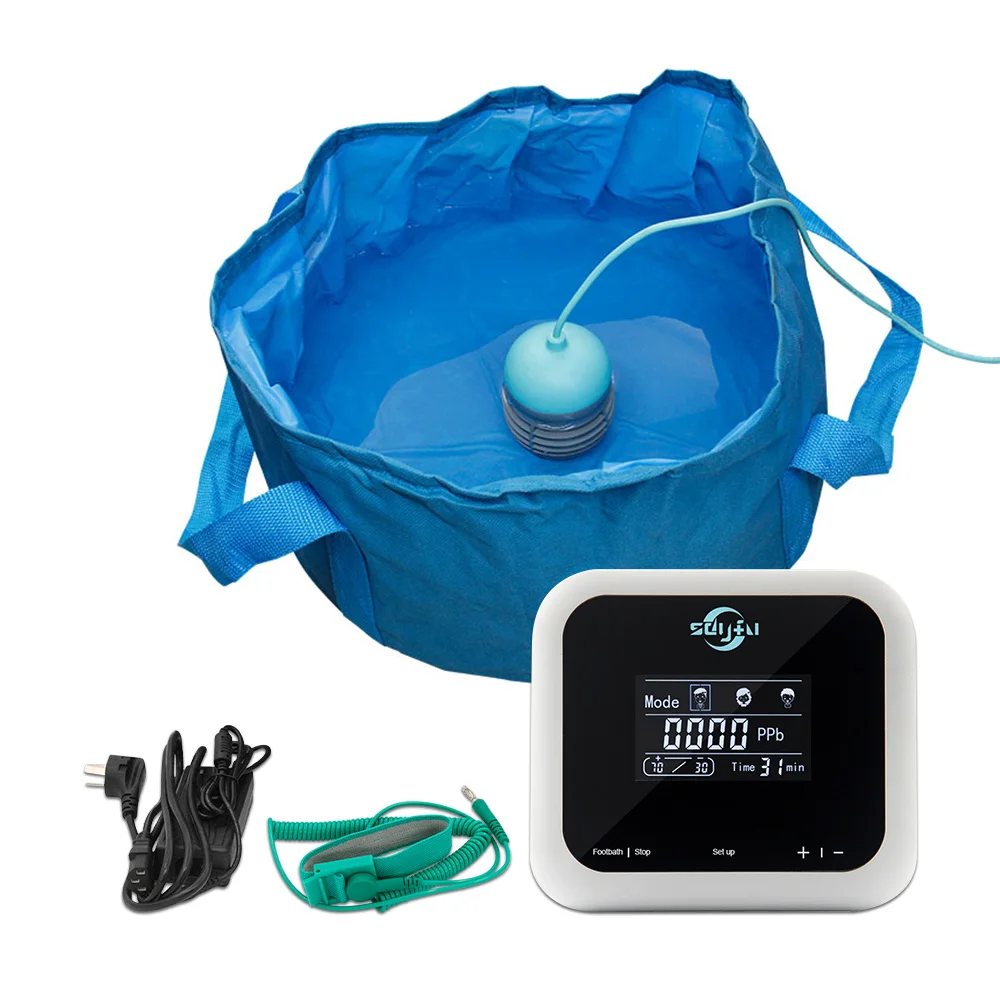 

Detox Ionic Cleanse Vibrating Foot Spa Bath Massager Machines Pedicure Ionic Electric Mini FootBath Whirlpool Care Arrays Aqua