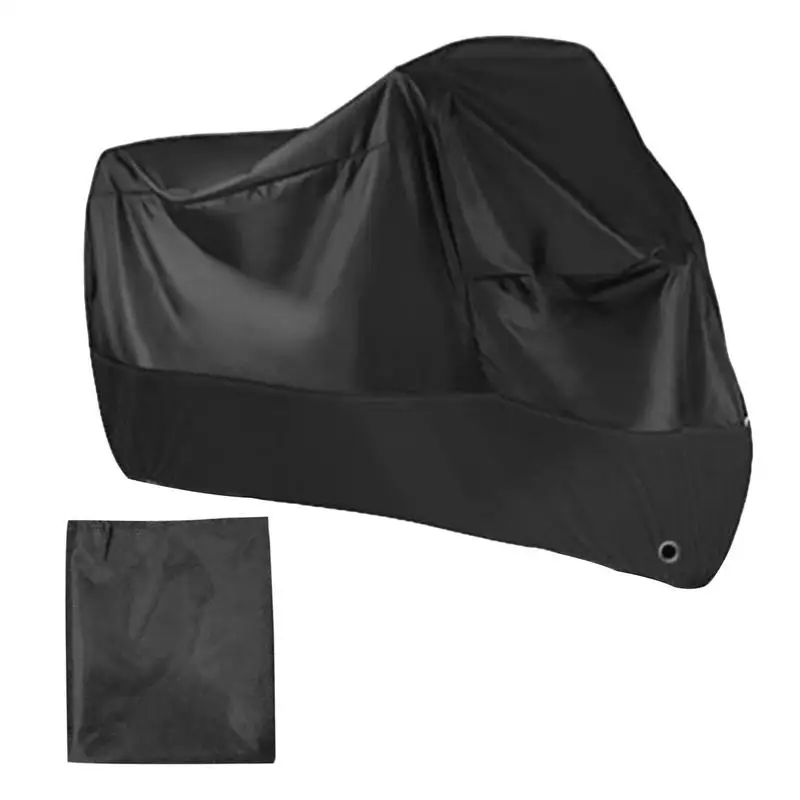 

Rain-proof Motorcycle Cover All Season 190T Waterproof Motorbike Covers With Lock Holes And Storage Bag Fits Up To Most Motors