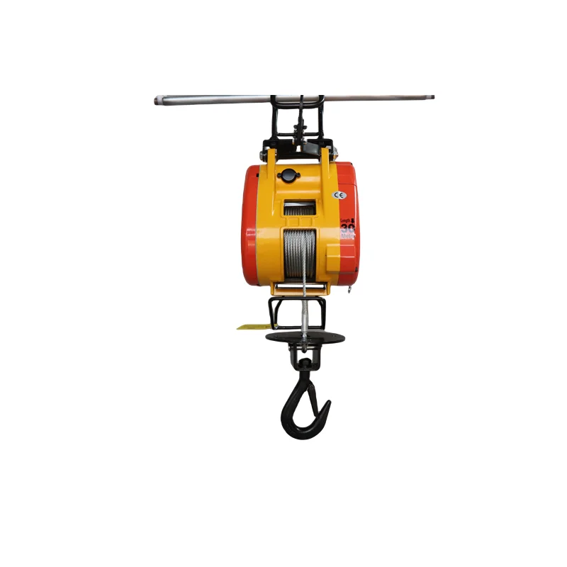 Миниатюрная электрическая таль 500 кг. Маленький подвесной кран. Маленькая из