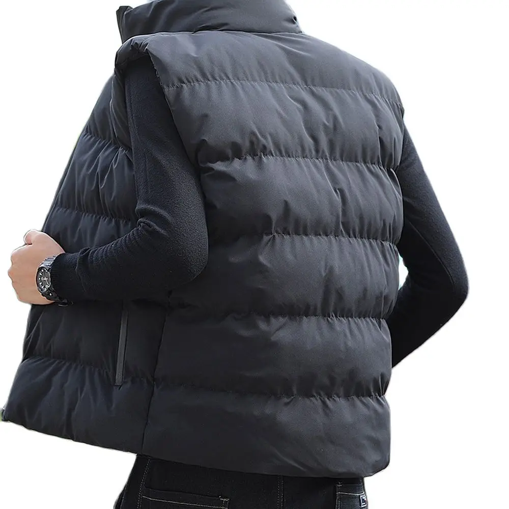 Men's Winter Vest Vest Sleeveless Cotton Jacket Casual Flexible Warm Winter Jacket