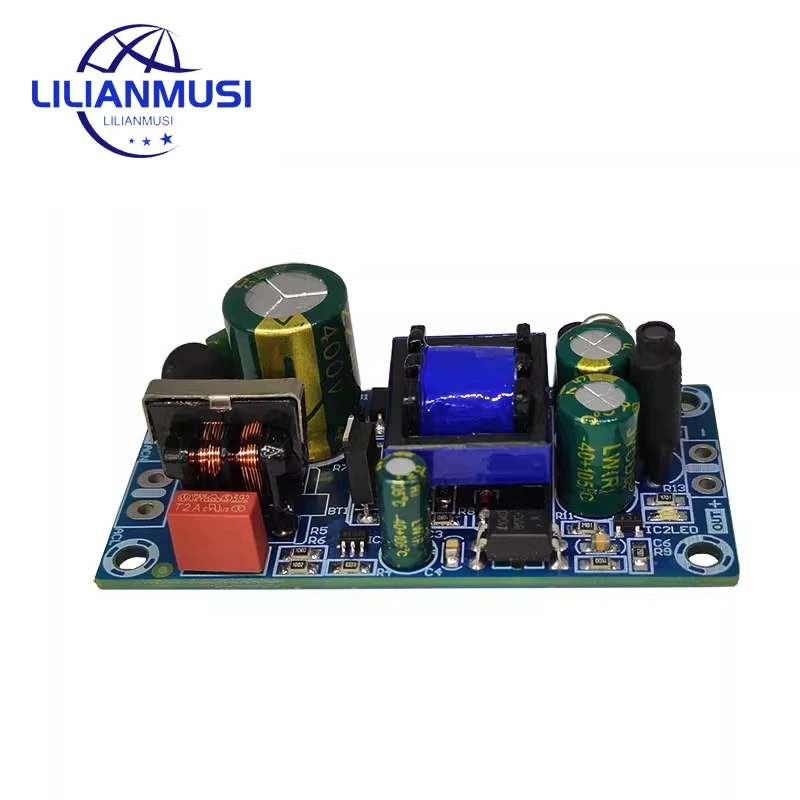 AC-DC изоляционный переключатель питания, неизолированная плата, низкая точность пульсации, 5 В, 2 а/12 В, 1 А, модуль источника питания переключателя 10 Вт, 12 Вт
