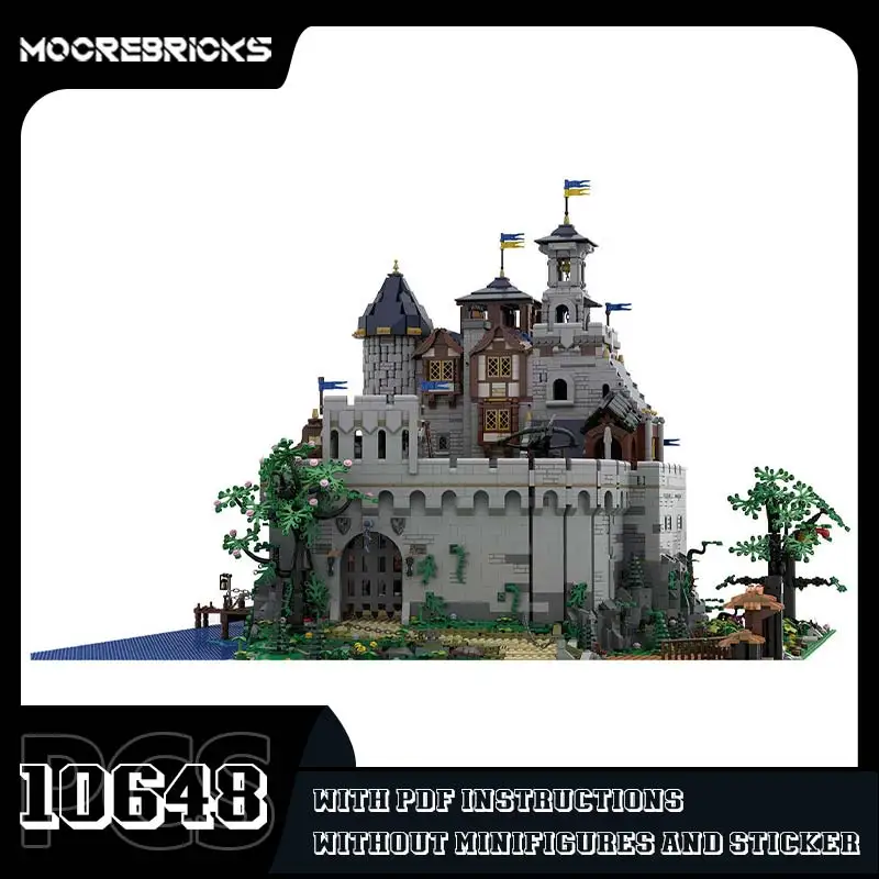 Горячая Распродажа черный Сокол королевский замок мини набор строительных