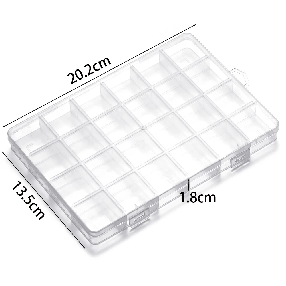 

Прозрачный пластиковый органайзер для украшений AGCFABS