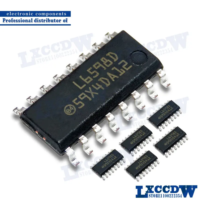 5 шт. L6599DTR L6599D L6599 SMD L6599AD SOP-16 L6598D L6598 L6566B L6566 L6386D L6386 L6386ED L6562D L6561D L6388ED L5970D L5973D