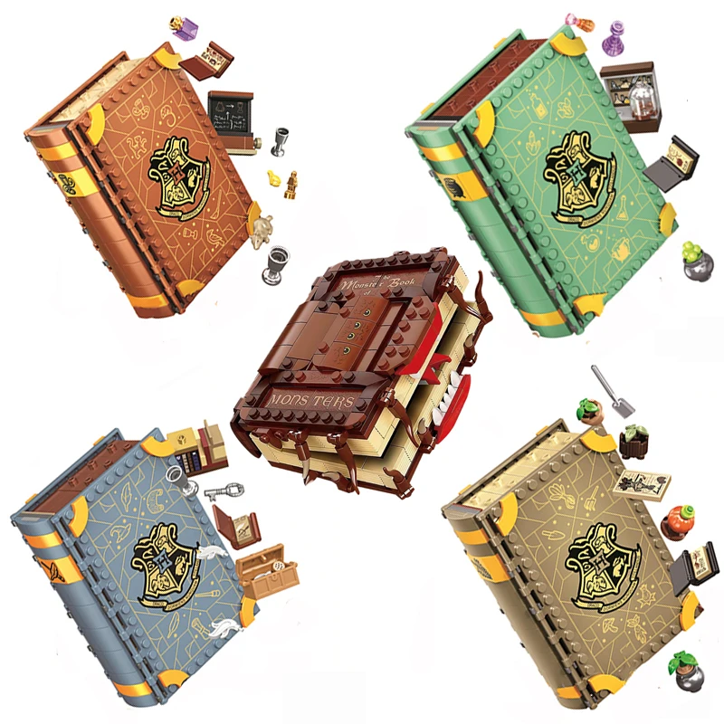 

Декор Гарриса Поттера, книга Харриса, строительный блок, волшебные запрещенные рыцари, лес, кирпичи, игрушки для детей, подарок для детей