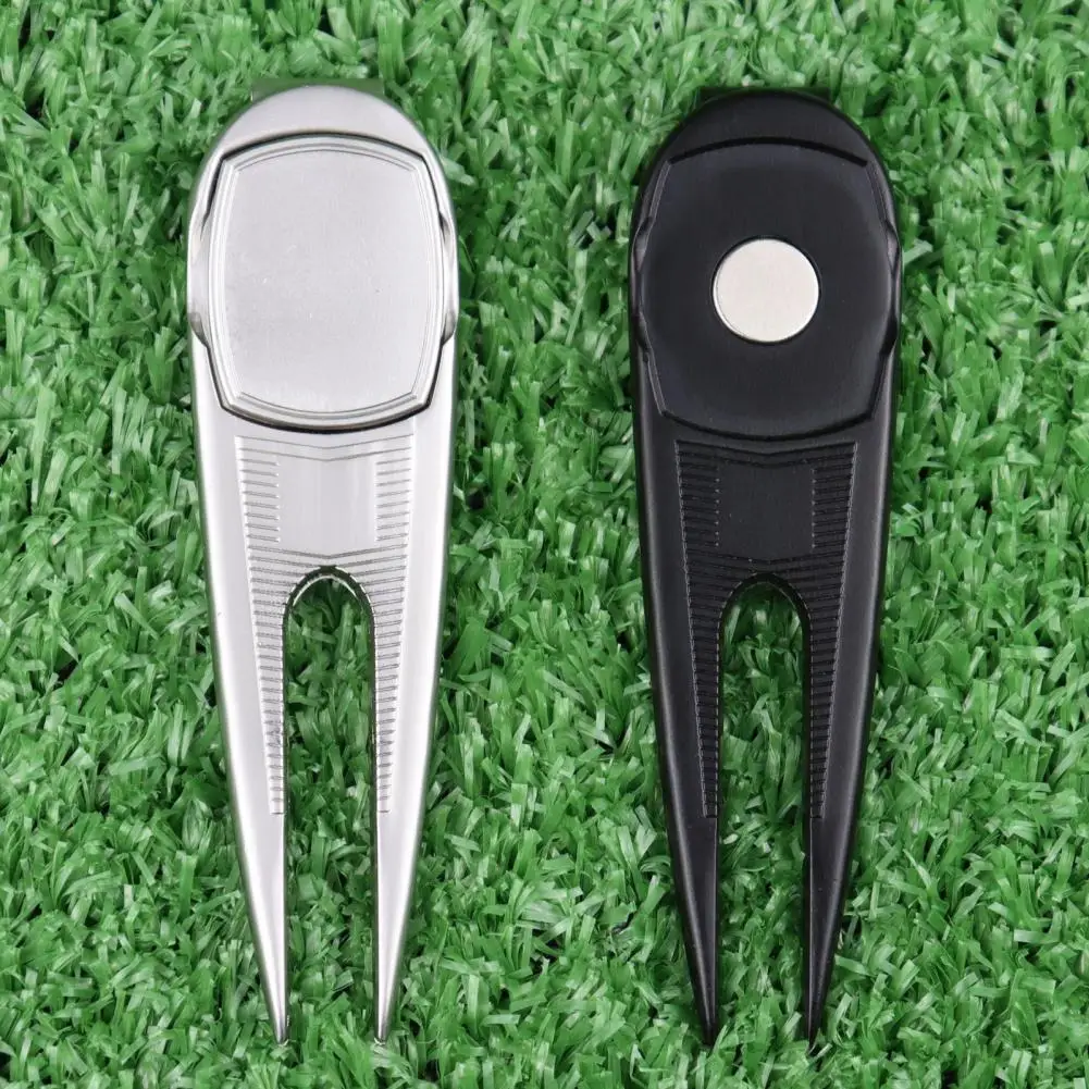 

Divot Tool Useful High Strength Lightweight Golf Pitch Fork With Clip for Golfer Golf Divot Tool Divot Repair Tool