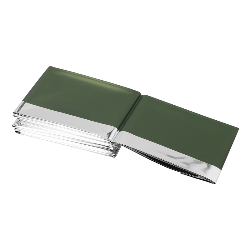 

4Pack Emergency Blanket Ultra Light Reusable Emergency Mylar Thermal Blanket For Outdoors Camping Hiking Survival