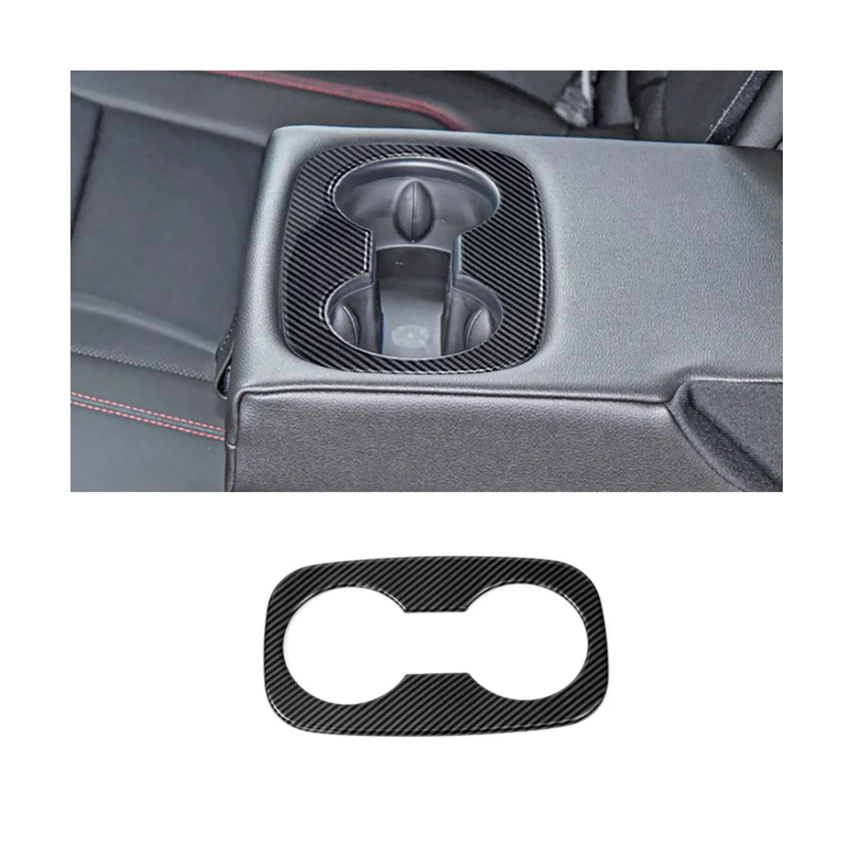 Для Chevrolet Seeker Trax 2023 2024 задняя крышка держателя чашки ободок аксессуары ABS