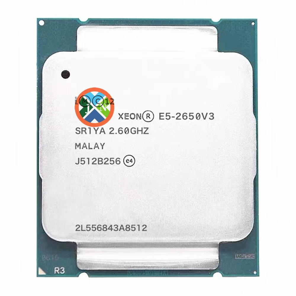 Процессор Xeon E5 2650 V3 SR1YA, б/у процессор, 10 ядер, 2,3 ГГц, 105 Вт, разъем LGA 2011-3, ЦП E5 2650V 3, Бесплатная доставка