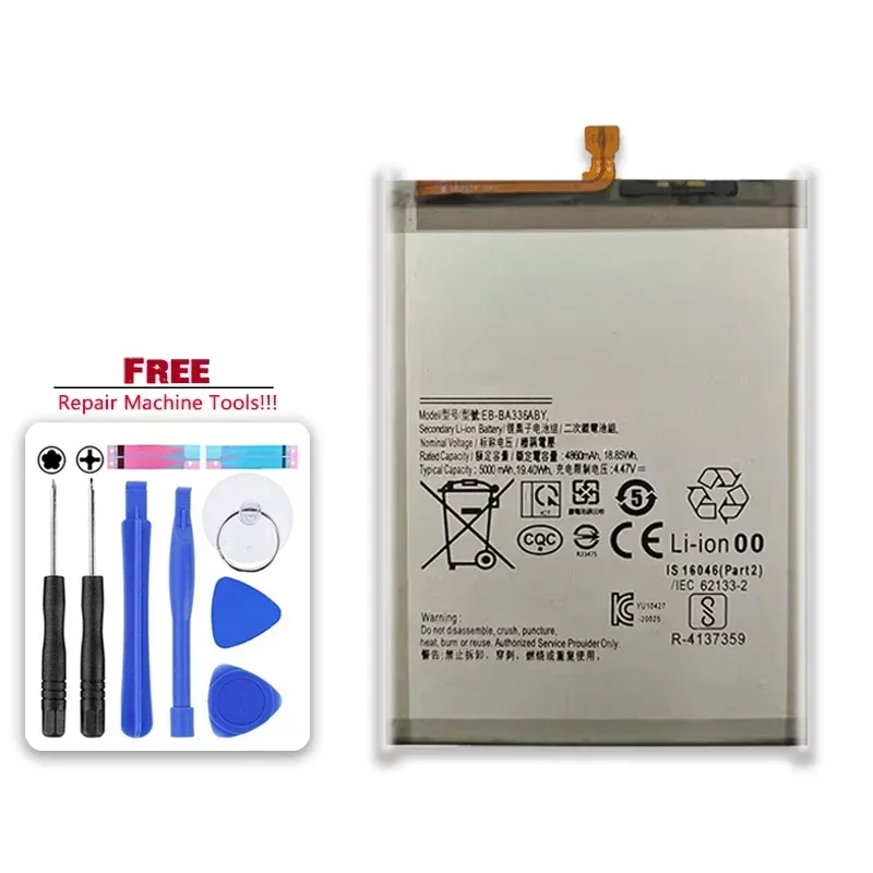 Сменный аккумулятор для Samsung Galaxy A33 A53 5G SM-A5360 A5360 SM-A3360 EB-BA536ABY Портативные