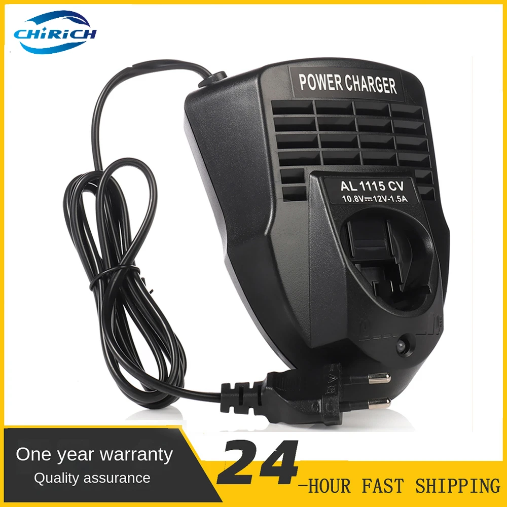 

CHIRICH AL1115CV Battery Charger for Bosch 10.8V/12V BAT411 BAT412A Li-ion Battery Electrical Drill for 2 607 336 013 Charge