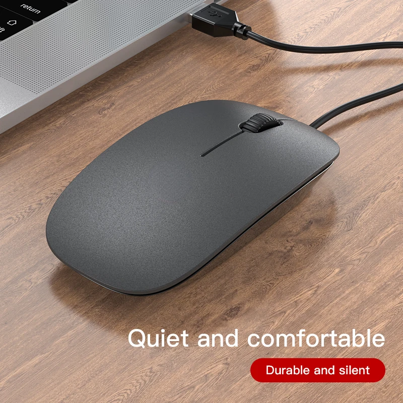 Mouse 1200DPI Ergonomic Computer Mouses PC Sound Silent USB Optical Mice For Laptop Notebook Not Bluetooth Mouse