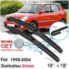 Автомобильные стеклоочистители лобовое стекло резиновые силиконовые сменные Дворники для Daihatsu Sirion 1998-2004 19 