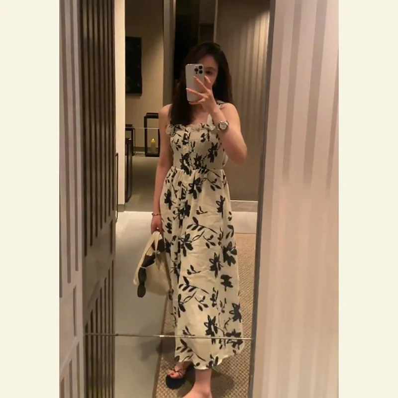 

Женское платье с принтом в стиле Хепберн, уникальное и уникальное Королевское Платье во французском стиле, лето 2023