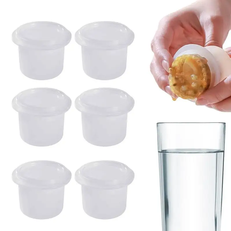 

Искусственные прозрачные силиконовые формы для льда для кухни, 6 шт., формы для льда пищевого класса для охлаждения кофе, напитков, кухни, небольшого размера льда