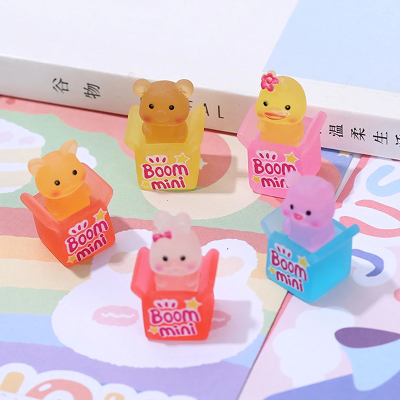 Светящаяся Мультяшная 3D Подарочная Коробка С Изображением Животных Модель