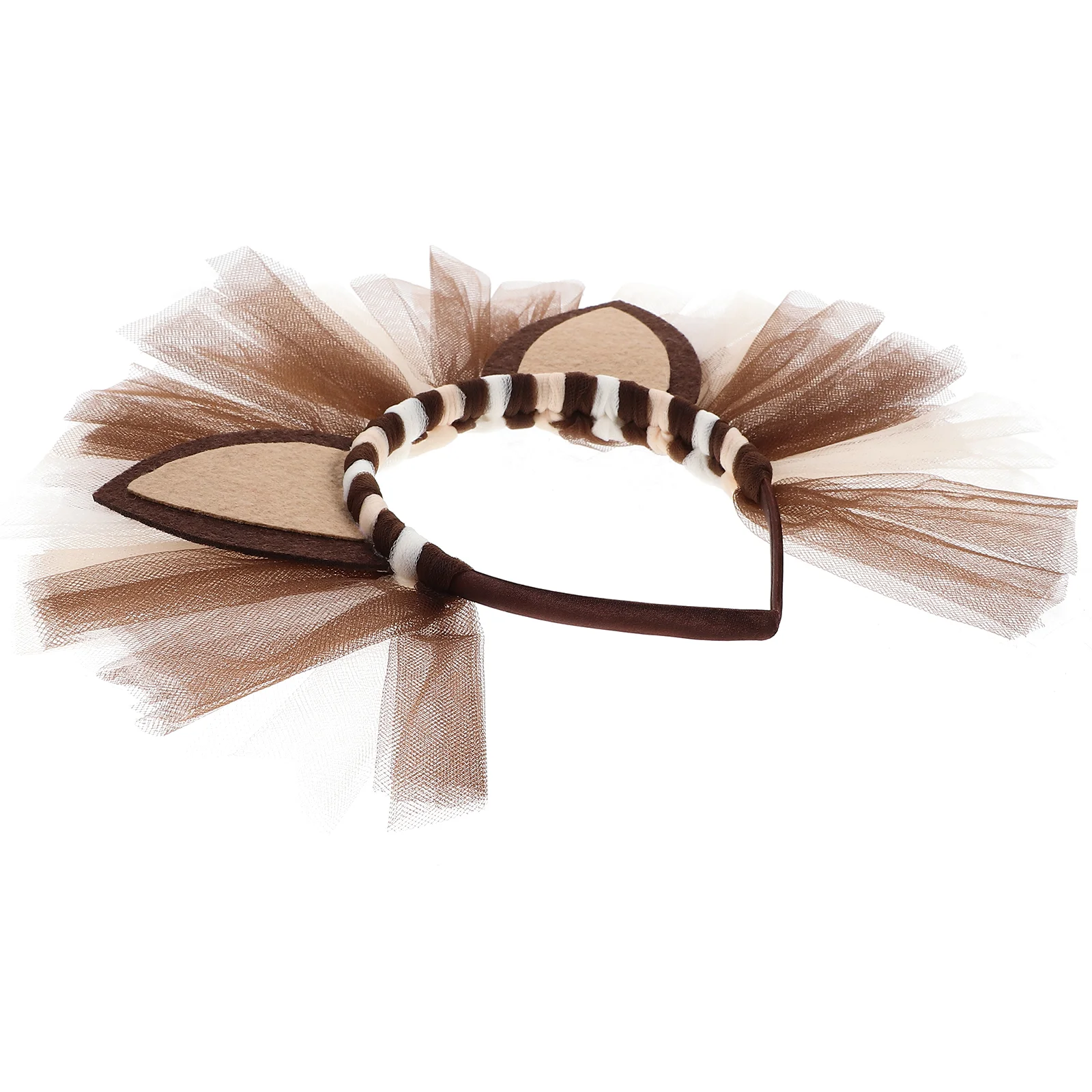 

Zoo Animals Ears Headband Hair Jungle Animals Hairbands Headdress Performance Costume ( Brown )