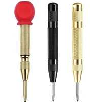 automatic center pin punch woodworking tools spring loaded marking metal drill bits wood press dent marker starting holes tool