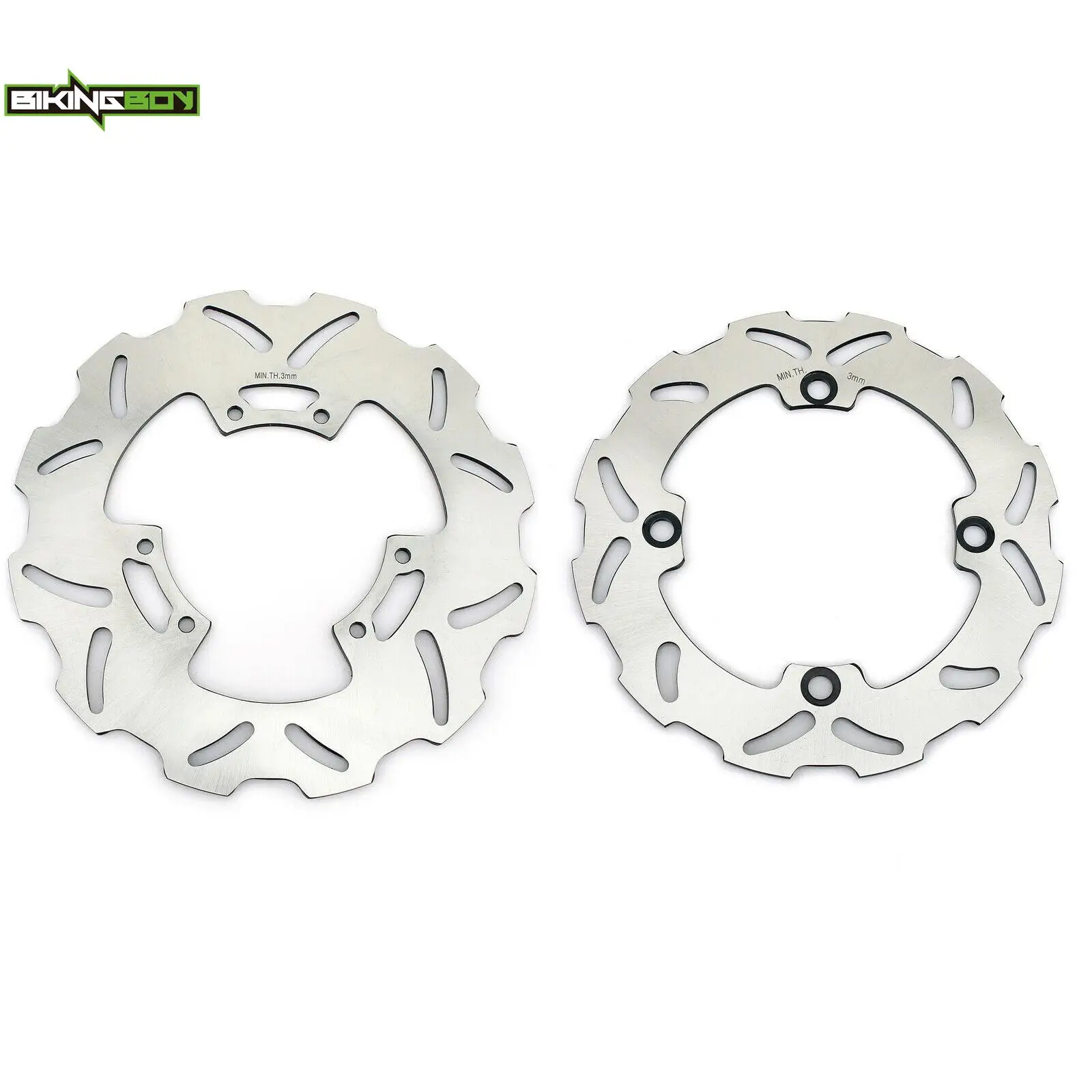 Передние и задние тормозные диски BIKINGBOY роторов для CR125R CR125E 1995-1997 CR250R CR250E 95 96 CR500R