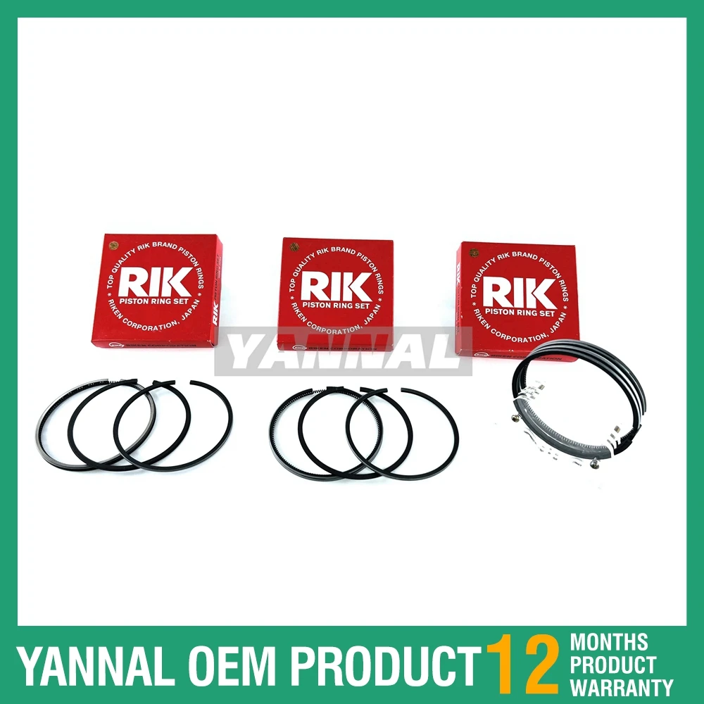 3TNM72 3TNM72-GGE Комплект поршневых колец 119517 -22500 для генератора двигателя Yanmar