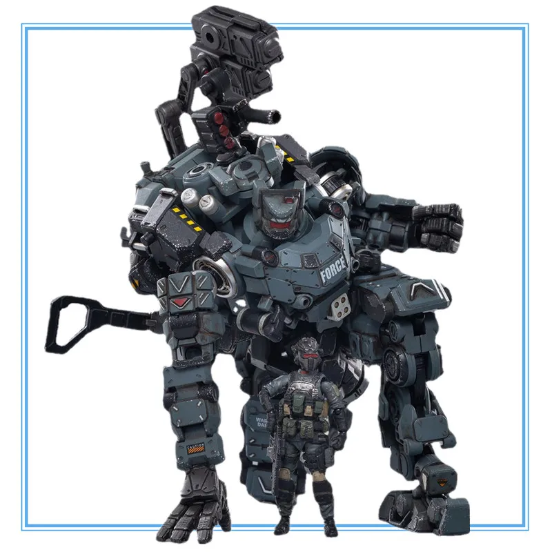 

2022 New Strengthen JOYTOY Steel bone armour Grey Mechanical Collection Action Figure Model Finished Product Free Shipping 1/25