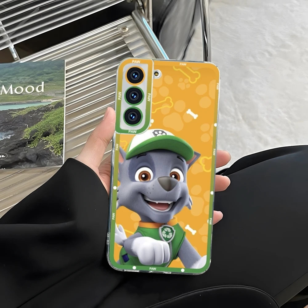 Фото Прозрачный чехол для телефона P-Paws P-Patrols для Samsung S22 S23 S20 S21 A11 A13 A22 A31 A32 A51 A52 Plus Ultra Angel Eyes Soft Coque №4