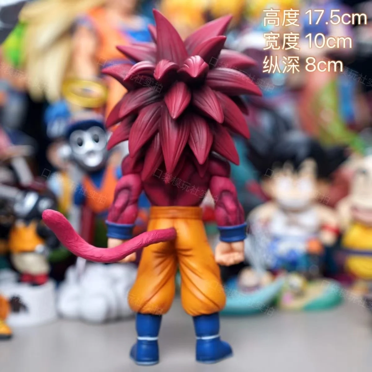 Фото 17 см/6,69 дюйма Dragon Ball Daima Super Saiyan 4 Goku Фигурка Ssj4 Son Goku Фигурка ПВХ Статуя Коллекционная модель игрушки в подарок №5