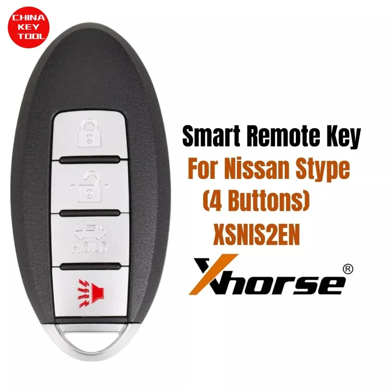 

Xhorse XSNIS2EN для Nissan 4 кнопки умный дистанционный ключ 1 шт.