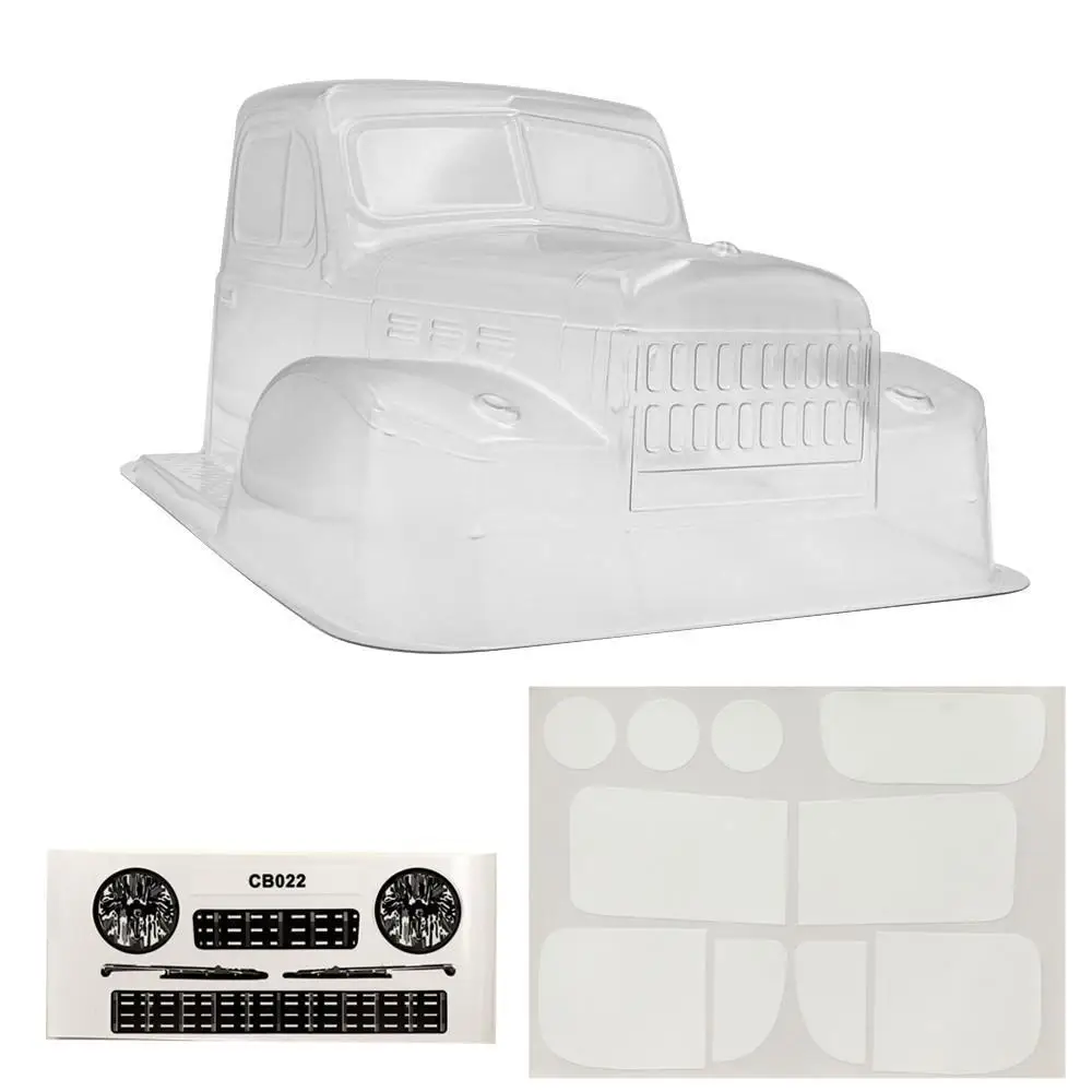 Прозрачный корпус кабины Dodge Power Wagon, масштаб 1/10, для гусеничного автомобиля SCX10 TRX4 Element Enduro 86100 Vaterra Ascender MST CFX