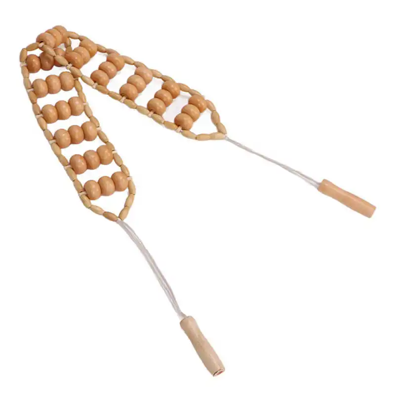 

Wood Massage Roller Rope Back Massage Roller Rope Detox for Shoulder