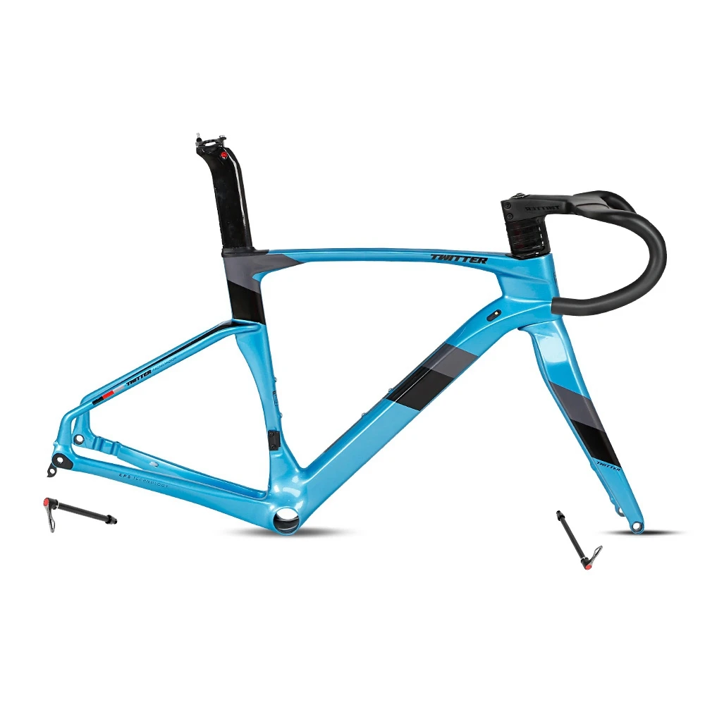 

TWITTER UT carbon fiber road bike frame disc brake 700C barrel pumping 12*142mm XC-Racing EPS Inner-Cable T900 bike frame carbon