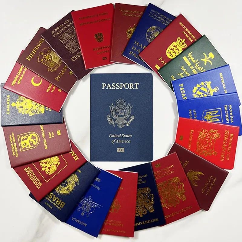 

32 Countries Props Passports Mini Line Notebook Portable Pocket Notepad Daily Weekly Planner Stationery Office School Supplies