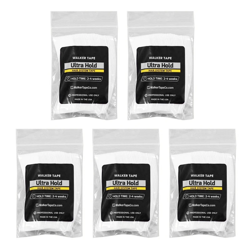 

180Pc/Lot Strong Wig Tape Strips Fixed Hair Adhesive Extension Double Side Tape Waterproof And Sweat For Toupee Lace Wig