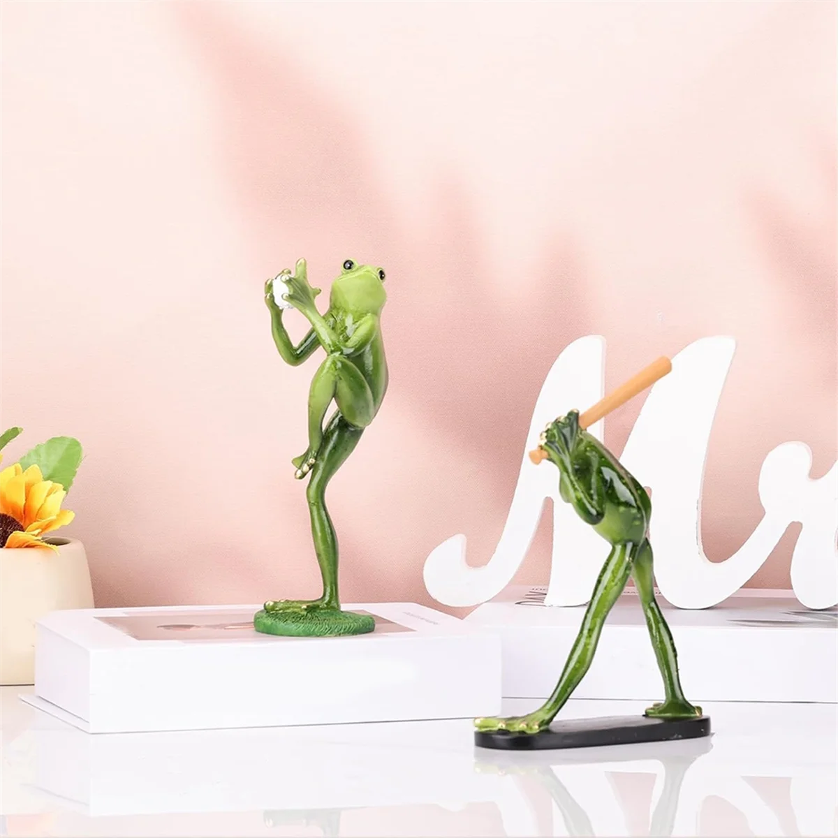 Благородная фигурка лягушки пасторальные изделия из смолы украшения для