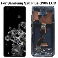 6 7 original amoled screen for samsung galaxy s20 plus lcd g985 g985f g985fds lcd display with touch glass screen repair parts