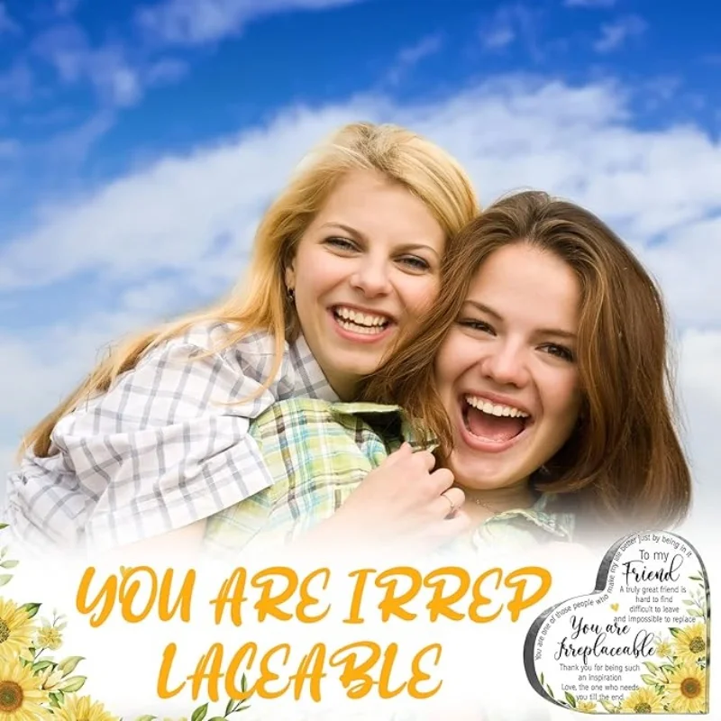 Подарки друзей для женщин доска дружбы Bestie лучший подарок с цветком подсолнуха и