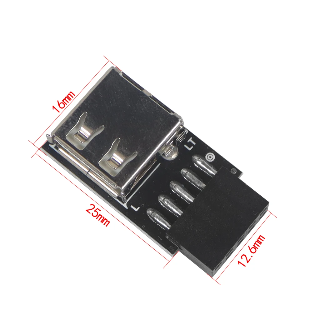 USB 2 0 удлинитель материнская плата 9Pin к TYPE-C A-KEY передний разъем конвертер USB3.2 TYPE-E