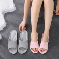2022 women thick platform cloud slippers eva soft sole slide sandals leisure men ladies indoor bathroom anti slip shoes