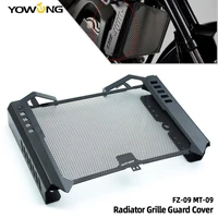 motorcycle left right radiator grille guard cover protector mt09 fz09 grille radiator guard water cooler coolant frame protector