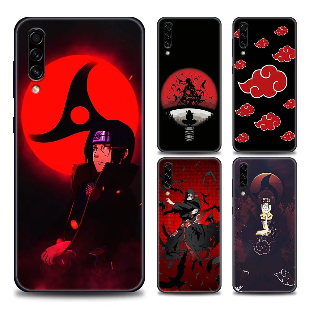 

Naruto Silicone Case For Samsung Galaxy A10 A30s A40 A50 A60 A70 A80 A90 F41 F52 A7 A9 2018 Soft TPU Cover Akatsuki Itachi Anime