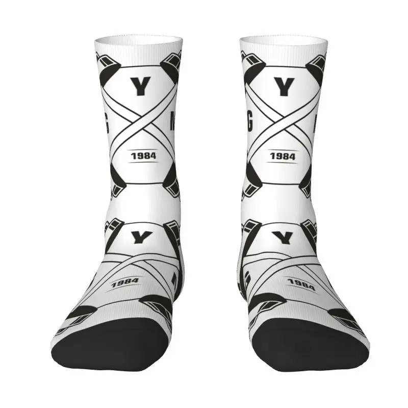 

Powerhouse Gym Men Women Crew Socks Unisex Novelty 3D Print Bodybuilding Fitness Dress Socks