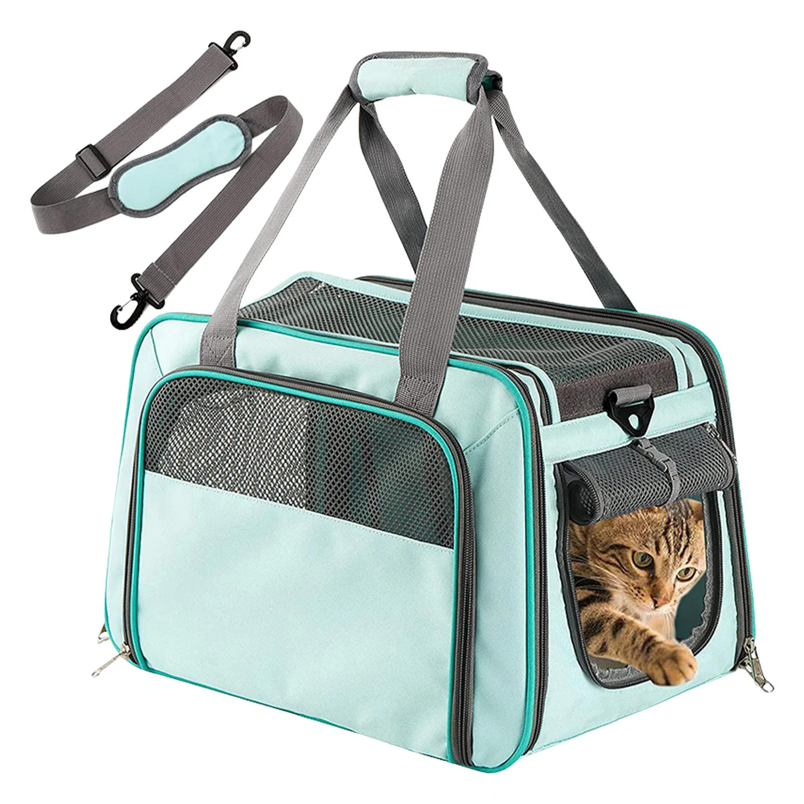 

Pet Bag Soft-sided Pet Travel Carrier Dog Backpack Transport Pet Box Portable Bag Puppy Small Dog Carrier Travel Puppy Carrying