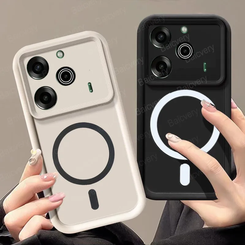 Чехол для телефона Tecno Pova 6 5G Li7 Pro Li9 Pova6 Neo с магнитным беспроводным наклейка