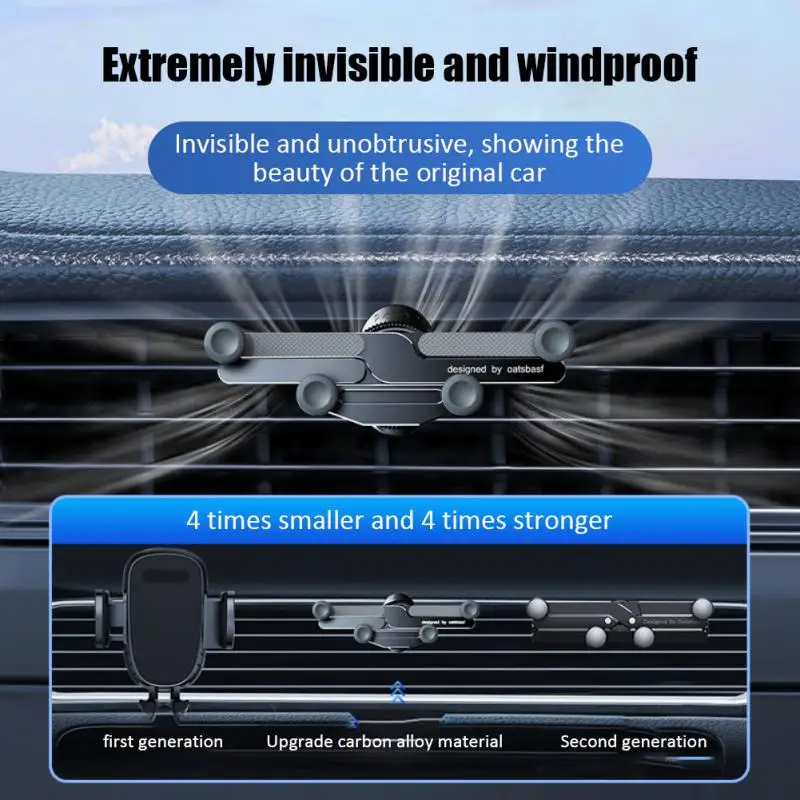 

Держатель для смартфона из алюминиевого сплава, прочный многофункциональный автомобильный держатель для Gps, креативный Автомобильный держатель для смартфона 4,2-7,2 дюймов