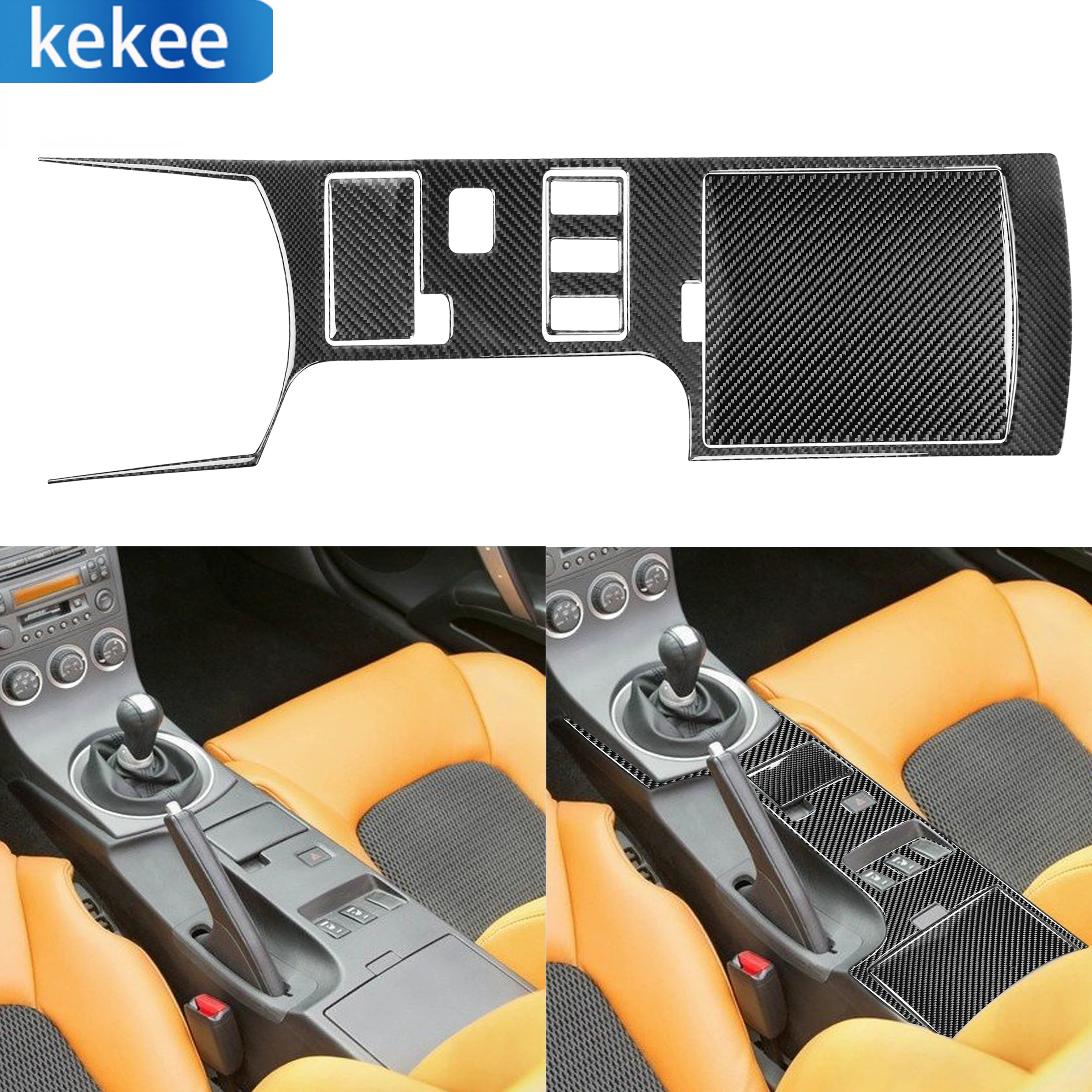 

For Nissan 350Z Z33 2003-2005 Car Carbon Fiber Accessories Center Console Accent Heated Seat Control Sticker Modified Interior