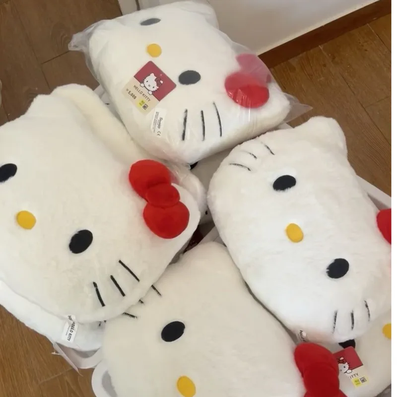 Sanrio Hello Kitty Плюшевые игрушки Аниме Kawaii Cat мягкие плюшевые куклы плюшевая подушка