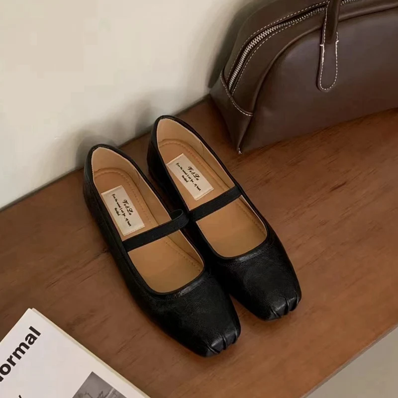 Балетки женские на плоской подошве винтажные милые Мокасины брендовые Мягкие